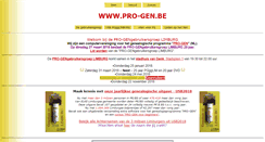 Desktop Screenshot of pro-gen.be